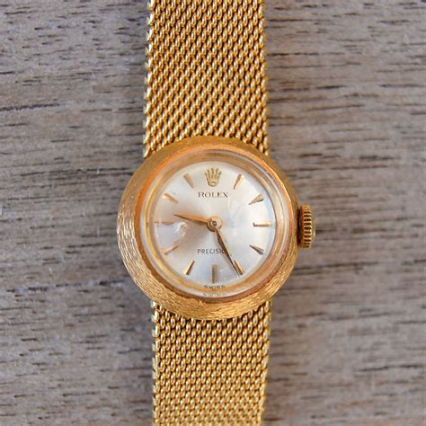 gold Rolex women's vintage